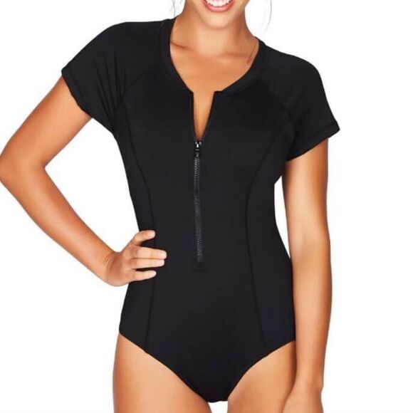 SEA LEVEL Australia One Piece Zip Front Swimsuit! - Picture 7 of 7
